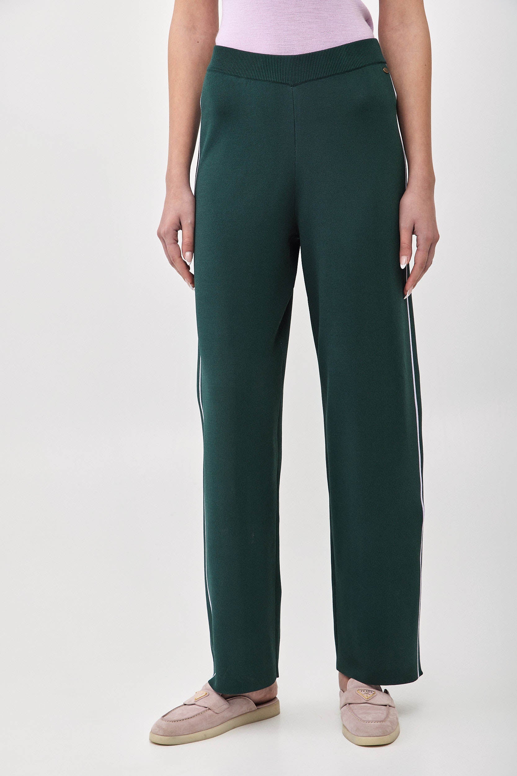 KNITTED NORMA PANTS GREEN