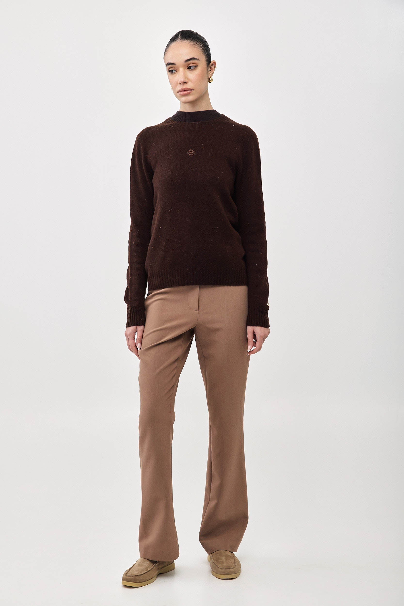 ELLA KNIT BROWN