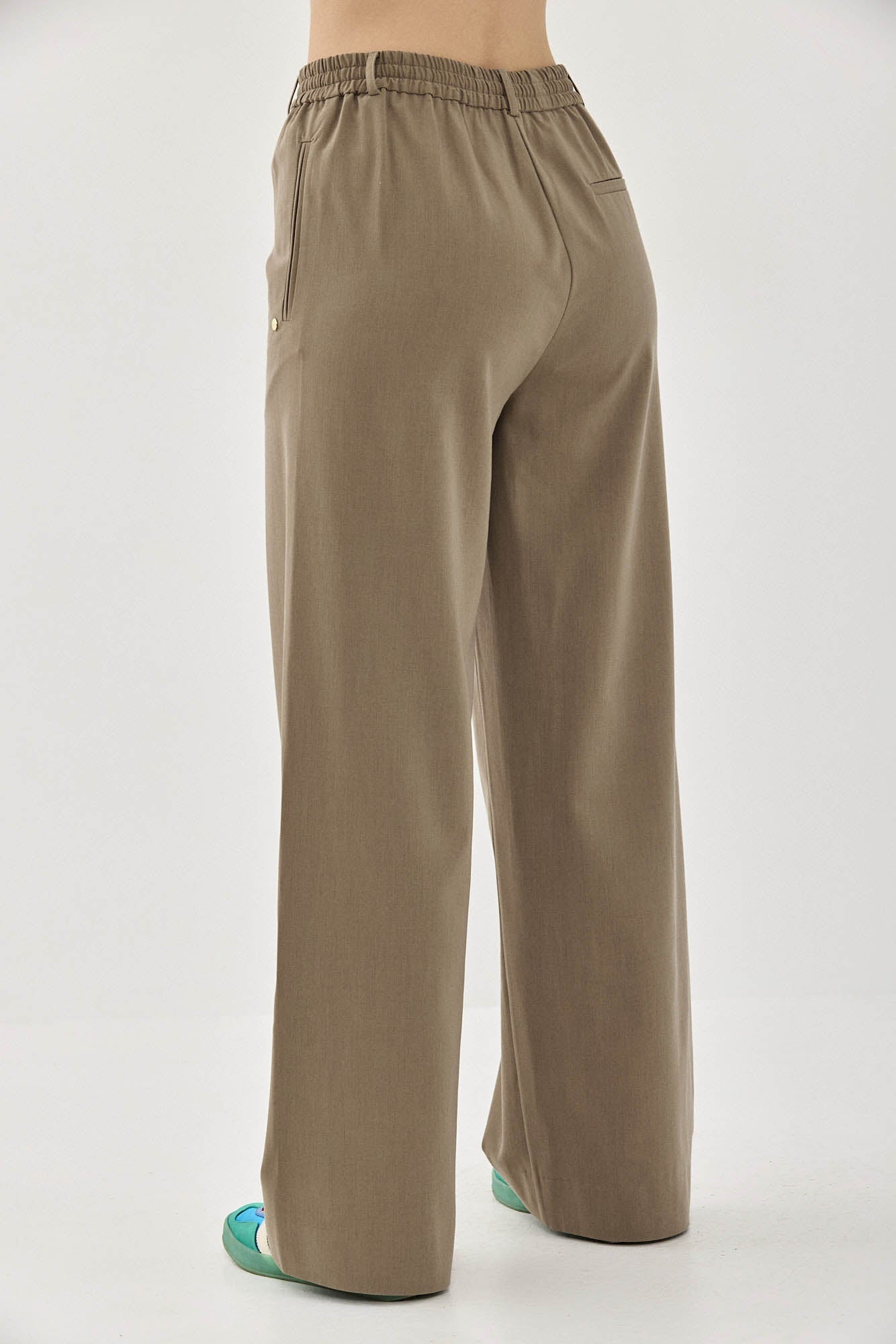 CHEN PANTS TAUPE GRAY