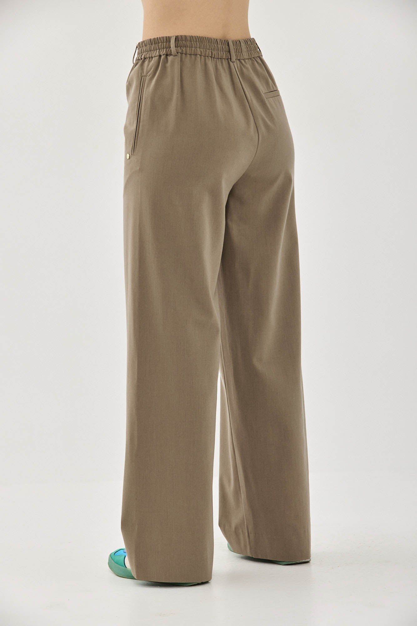 CHEN PANTS TAUPE GRAY