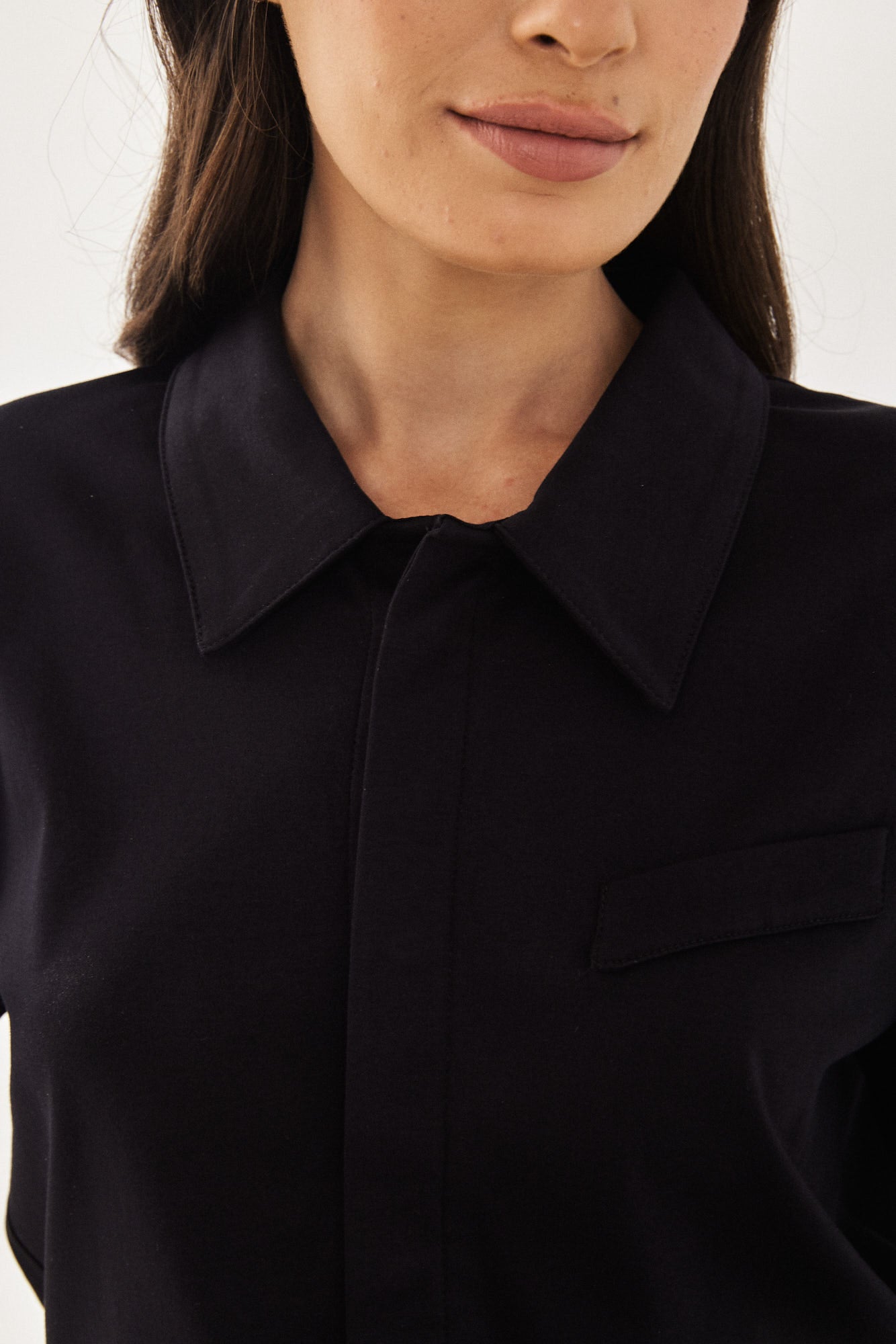 BUTTON SHIRT BLACK