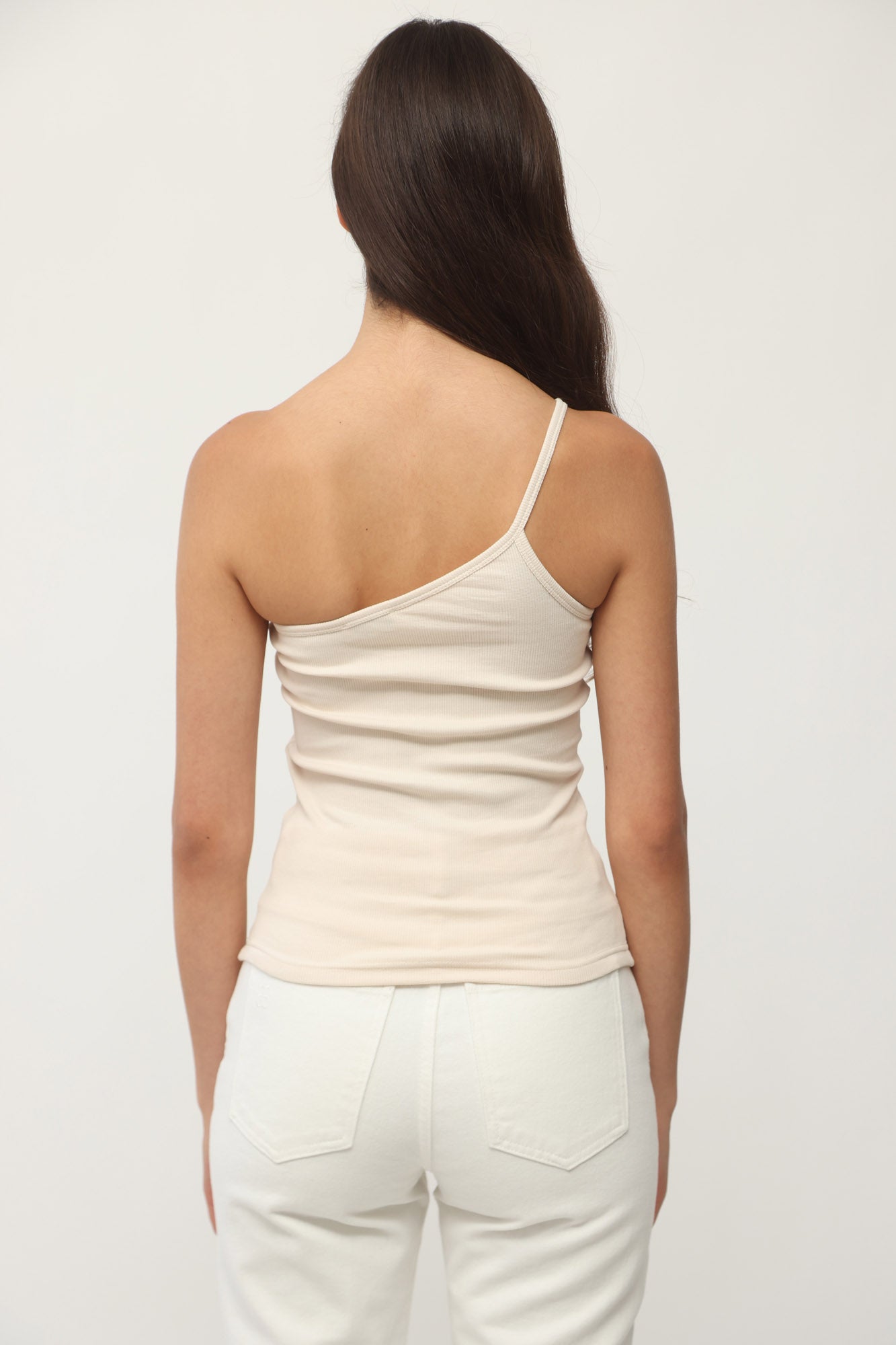 ASYMMETRIC TOP RIB CREAM